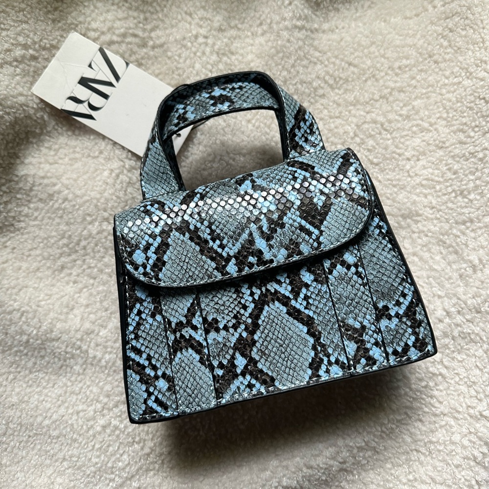 Zara mini top handle bag